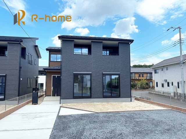 水戸市河和田3期　新築戸建て　3号棟の外観|ご予約を頂ければ、『平日』はもちろん『早朝』や『夜間』もご見学可能です♪お気軽にお申し付けください♪