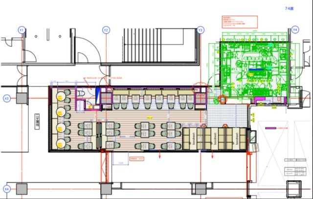【間取り】 | 五反田駅徒歩1分 貸店舗 4階 32.21坪 居抜き物件