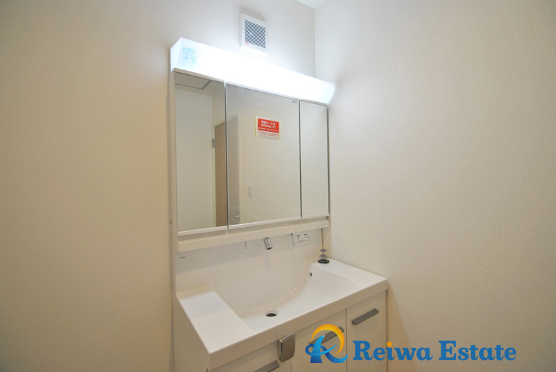 新築戸建　茅ヶ崎市茅ヶ崎の独立洗面台