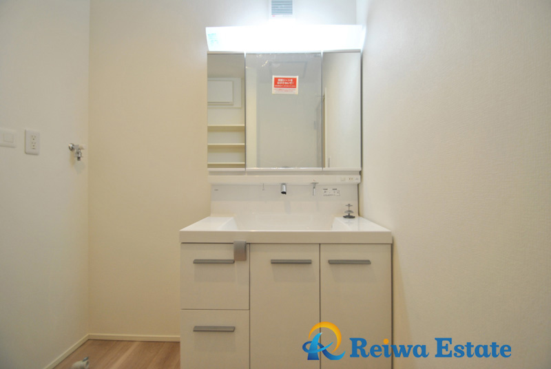 新築戸建　茅ヶ崎市茅ヶ崎の独立洗面台