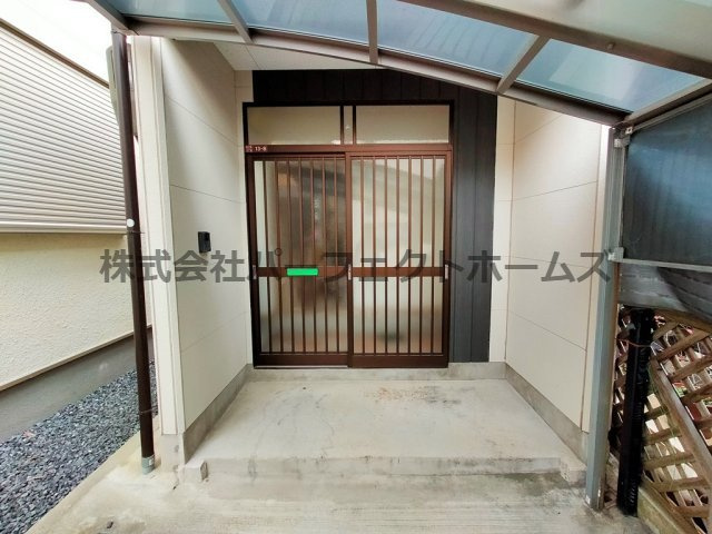 宮之阪3丁目平家のエントランス|建物の内部です