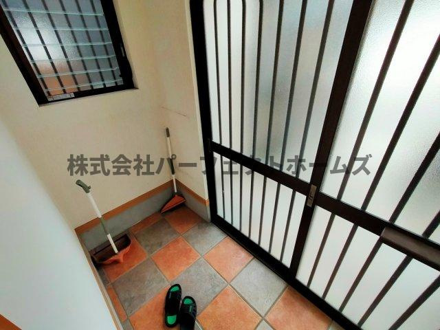 宮之阪3丁目平家の玄関|ゆったりとした玄関です