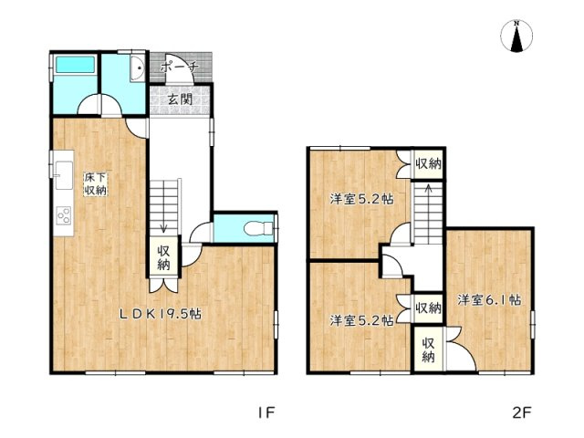 【間取り】 | 姫路市広畑区吾妻町2丁目／中古戸建