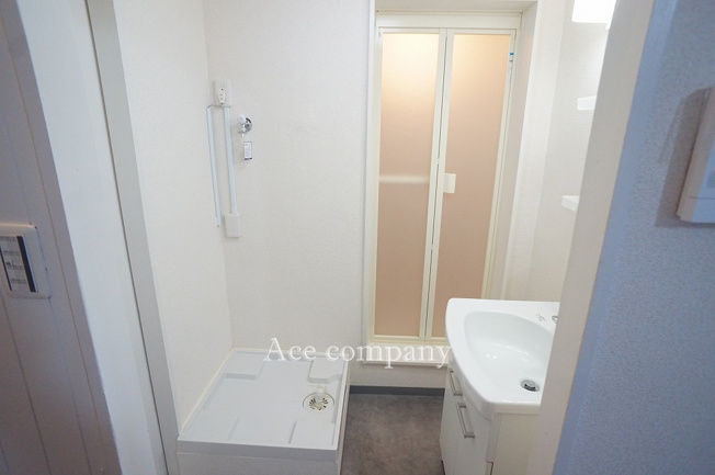 【ランドリースペース】 | メガロコープ平野1号棟 | 室内洗濯機置き場完備です☆