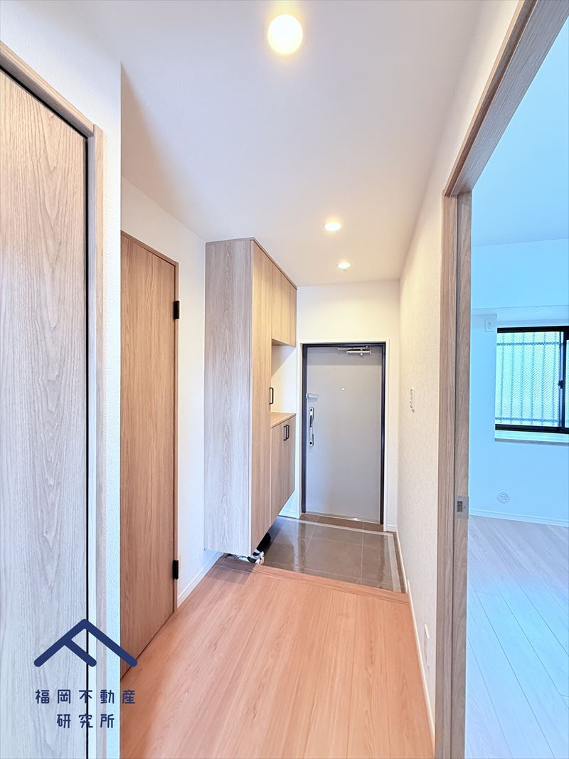 ベルヴィ香椎壱番館の玄関