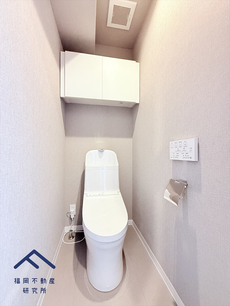 ベルヴィ香椎壱番館のトイレ