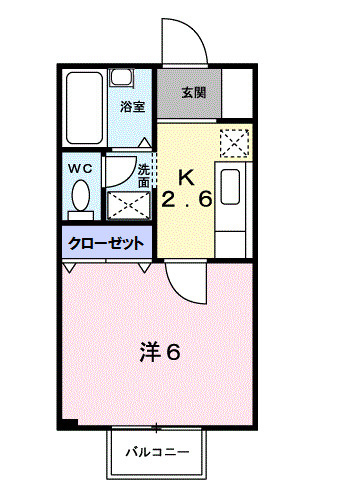 イグレック。楯　Ｂの間取り