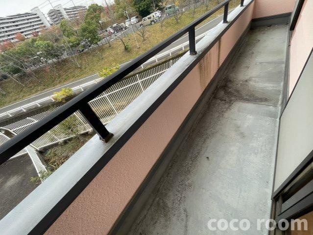 リバーシティ杉森Aのバルコニー