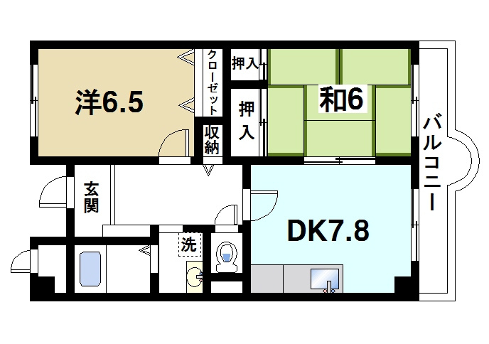 タワーア・ラ・モードの間取り