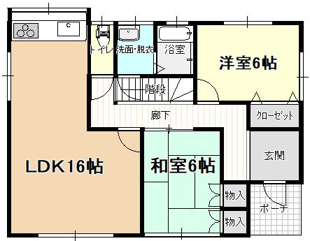 【成約特典有り】米沢市窪田町窪田1135-2の間取り