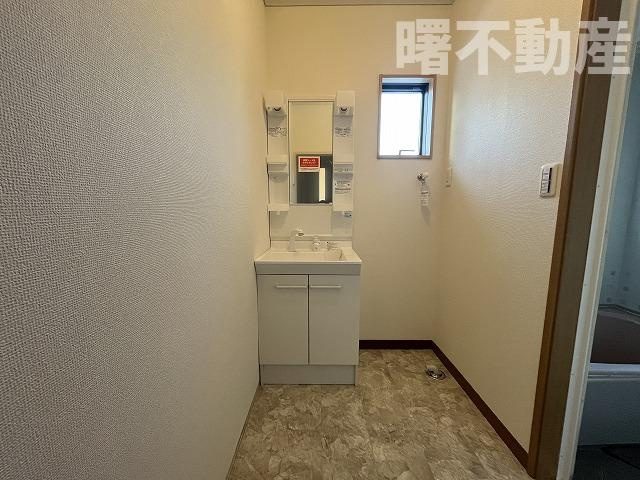 【成約特典有り】米沢市窪田町窪田1135-2の独立洗面台|洗面化粧台付は新品交換済です