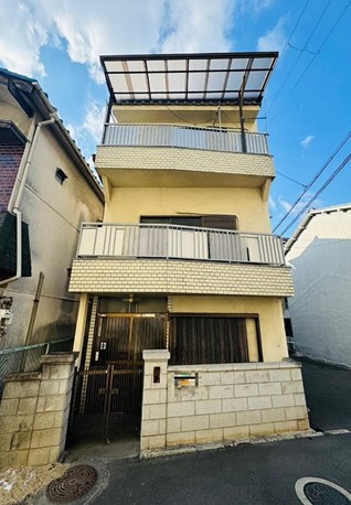 東大阪市柏田東町　賃貸戸建の外観