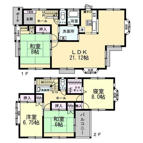 西区己斐大迫３丁目の間取り
