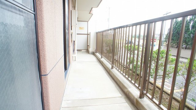 クレセントフジBのバルコニー
