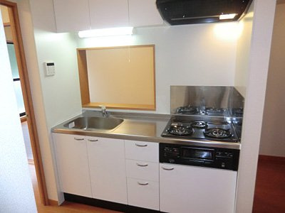 加古川市平岡町新在家１丁目のアパートのキッチン