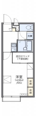 レオパレス歩の間取り