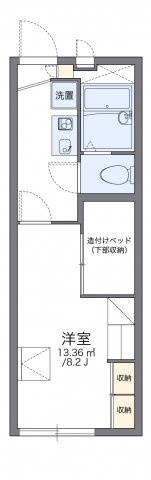 加古川市加古川町南備後のアパートの間取り