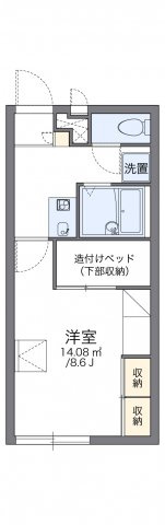 レオパレスシャルマンの間取り