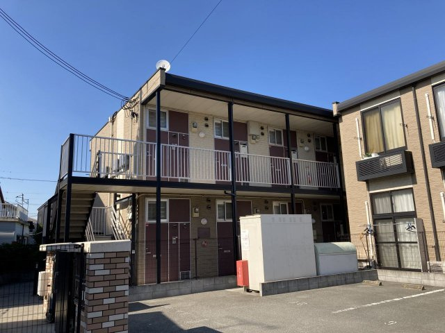 加古川市尾上町長田のアパートの外観