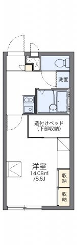 加古川市別府町本町２丁目のアパートの間取り