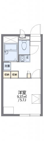 加古川市加古川町南備後のアパートの間取り