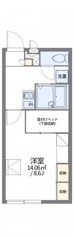 レオパレスＰＡＬＣＯＵＲＴ曹操の間取り