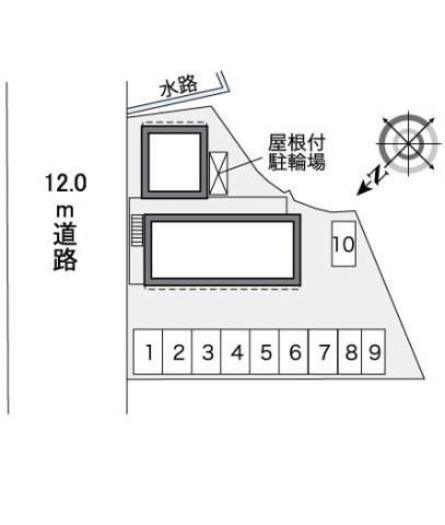 レオパレスＡＣＣＥＮＤＯの駐車場