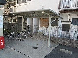 加古川市尾上町口里のアパートのその他|駐輪場