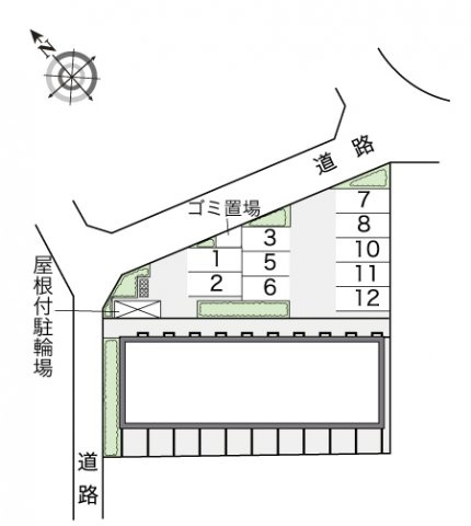 レオパレス加古川ＥＡＳＴⅡの駐車場