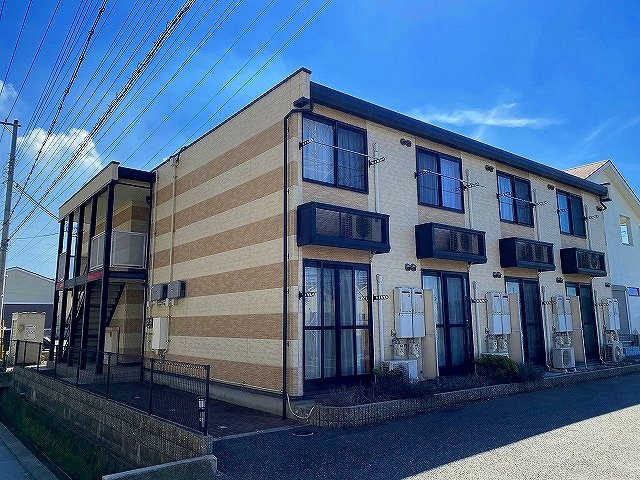 加古川市尾上町口里のアパートの外観