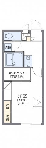 レオパレスフェリーチェ壱番館の間取り