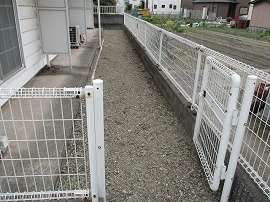 加古川市野口町長砂のアパートのその他|バルコニー側
