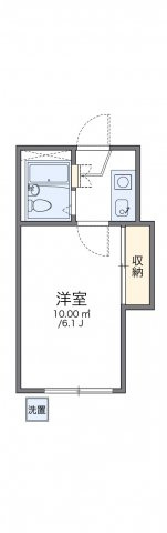 加古川市平岡町新在家のアパートの間取り