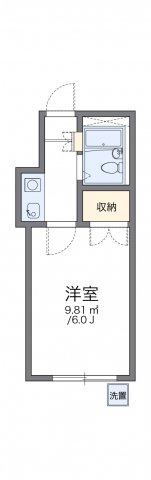 加古川市平岡町新在家のアパートの間取り