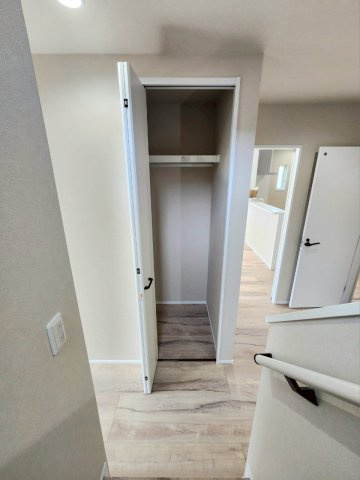 TAILOR HOUSE－テイラーハウス－小倉南区長尾4丁目【小倉南区　新築戸建て】の収納|1階ホール収納にはトイレ用品などの収納に♪