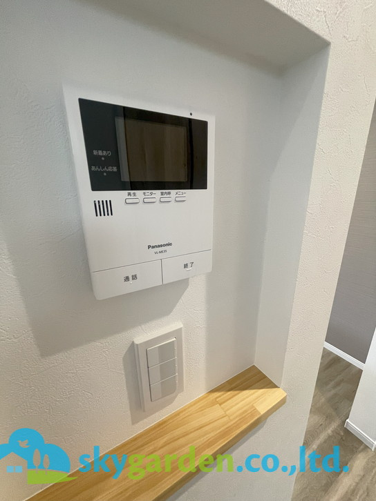 藤沢市亀井野４丁目　新築戸建　全3棟D号棟の防犯設備