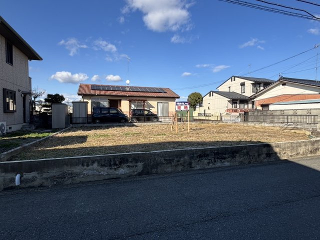 錦町花ノ井　南向き　63坪の前面道路含む現地写真
