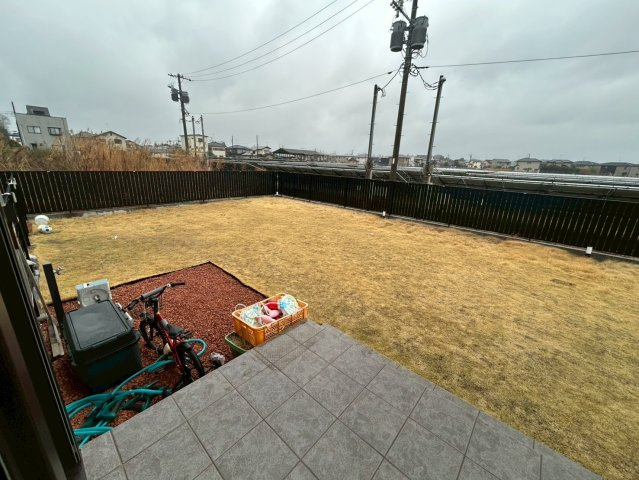 八街市朝日　中古戸建の庭