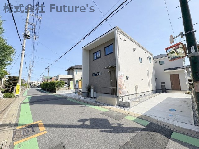 三郷市彦沢1丁目　新築戸建　全3棟　1号棟の前面道路含む現地写真|前面道路含む現地写真です。