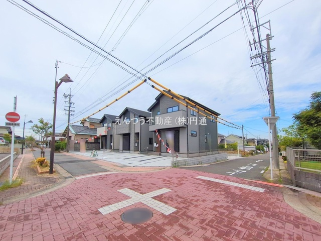 名東区大針1期の前面道路含む現地写真