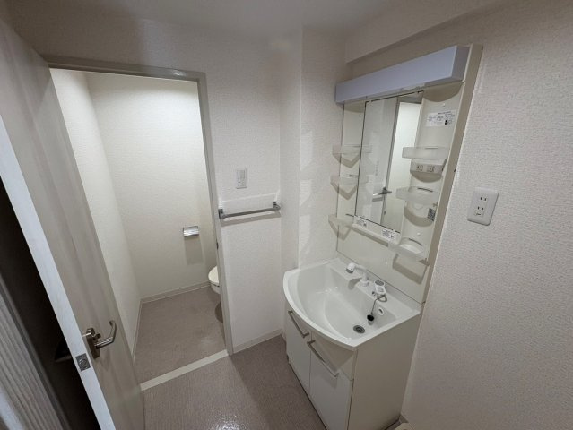 ヴィラスリースター鶴浜の洗面所