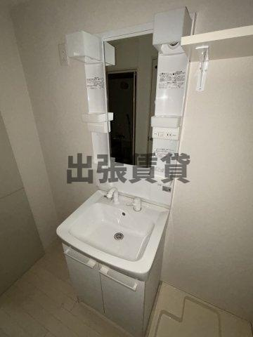 仲介手数料0円！ヒルズ新栄2号館の洗面所