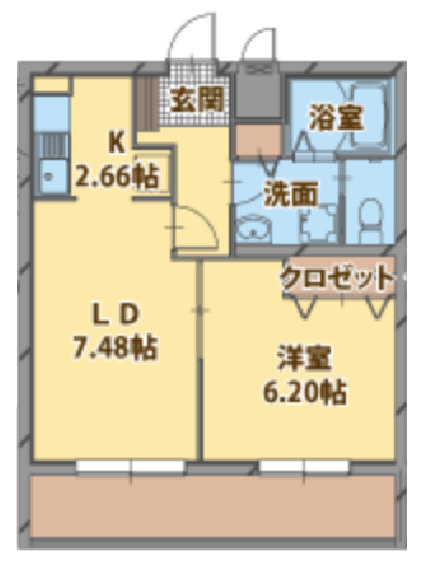t.m.placeⅡの間取り