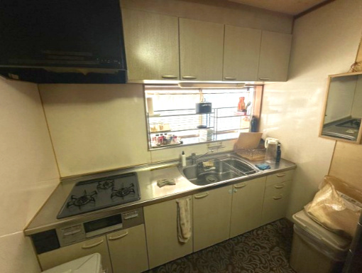 【中古】入間郡越生町上野平屋建て中古住宅のキッチン|システムキッチンです！