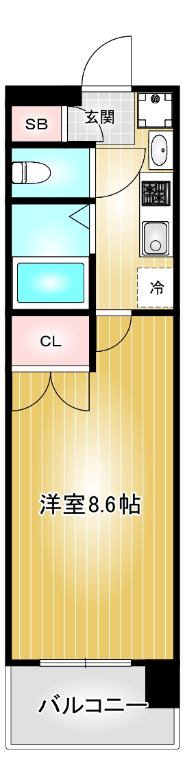 パルティール今池アネックス❘名古屋市の賃貸ならMy賃貸の間取り|パルティール今池アネックス