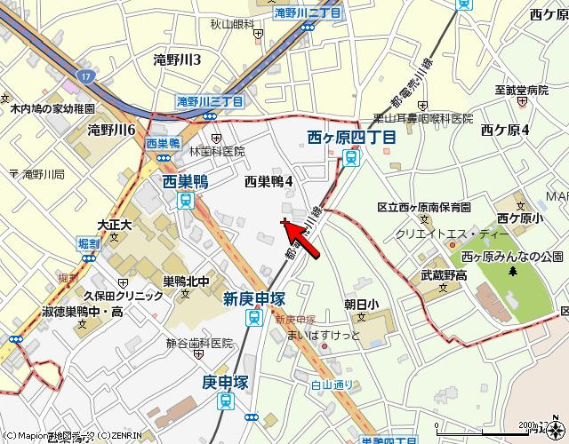 プチメゾンタケウチの地図