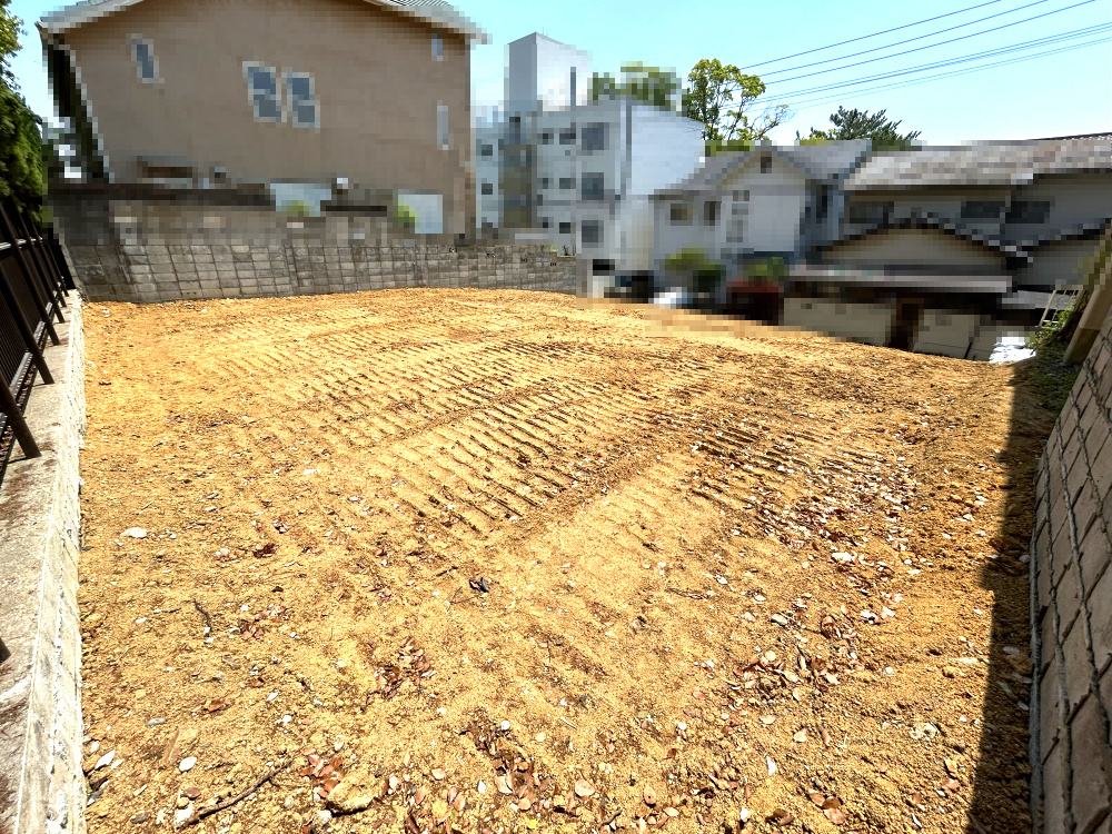 山手町土地の外観|間口と奥行きのバランスの良い整形地