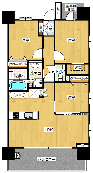 【間取り】 | オープンレジデンシア桜並木ガーデン