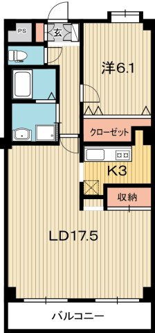 リベルテ・パレⅠの間取り