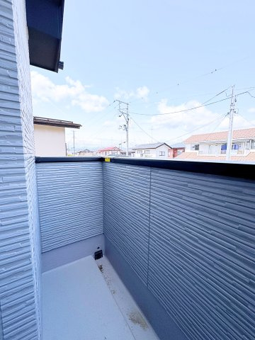 新築戸建・建売　郡山市静西1期　priSUMA　全4棟のバルコニー